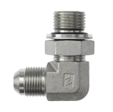 7202-04-06-NWO-FG By Brennan Inc. | -04 Male JIC X -06 Male BSPP Adjustable O-Ring Boss | 90° Elbow | Forged Steel 1 7202-04-06-NWO-FG By Brennan Inc. | -04 Male JIC X -06 Male BSPP Adjustable O-Ring Boss | 90° Elbow | Forged Steel