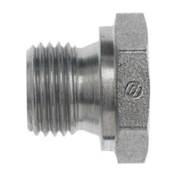 8555-P-24 By Brennan Inc. | 24mm Male Metric Plug 1.5 Pitch | Steel