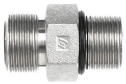 FS6400-10-06-O By Brennan Inc. | -10 Male Face Seal X -06 Male Adjustable O-Ring Boss | Straight | Steel