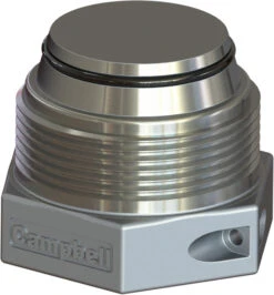 CJDP-12 By Campbell Fittings | CHEMJOINT™ VITON® SEAL DUST PLUG | 3" Plug | 316 Stainless Steel