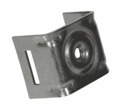 D00499 By Band-It | Mounting Bracket | Single Bolt Straight Leg Bracket Only | 3/4" Slot | 200/300 Stainless Steel | 50/Box