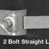D00999 By Band-It | Mounting Bracket | 2 Bolt Straight Leg Bracket Only | 3/4" Slot | 200/300 Stainless Steel | 50/Box