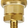 DC7046 Air Chief By Dixon Valve | Pneumatic Industrial Interchange Coupler/Socket | Automatic | Hose Barb | 3/4" Hose ID X 3/4" Body Size | Brass