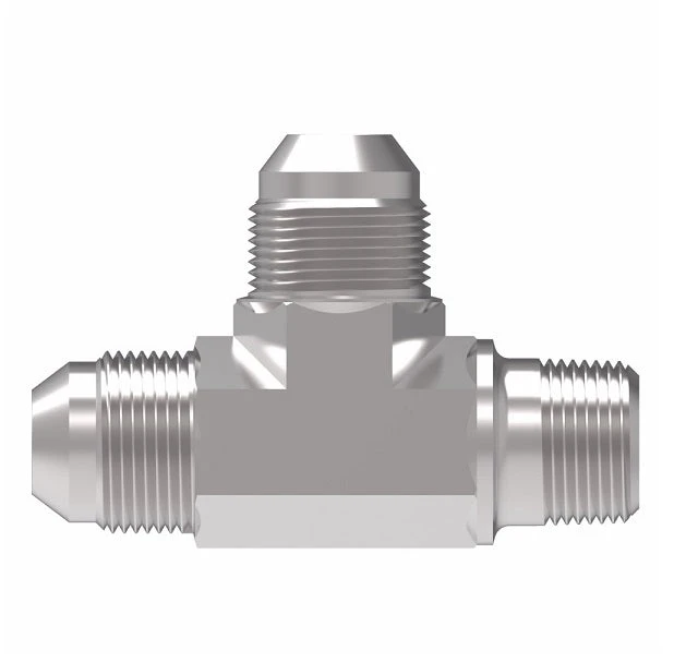 2028-32-32S Aeroquip By Danfoss | External Pipe Run/37° JIC Flare Tee Adapter | -32 Male NPTF X -32 Male 37° JIC Flare X -32 Male 37° JIC Flare | Steel 2 2028-32-32S Aeroquip By Danfoss | External Pipe Run/37° JIC Flare Tee Adapter | -32 Male NPTF X -32 Male 37° JIC Flare X -32 Male 37° JIC Flare | Steel - Image 2