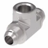 2031-4-4S Aeroquip By Danfoss | Internal Pipe Branch/37° JIC Flare Swivel Tee Adapter | -04 Female NPTF X -04 Male 37° JIC Flare X -04 Male 37° JIC Flare | Steel