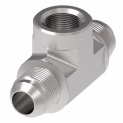 2031-4-4S Aeroquip By Danfoss | Internal Pipe Branch/37° JIC Flare Swivel Tee Adapter | -04 Female NPTF X -04 Male 37° JIC Flare X -04 Male 37° JIC Flare | Steel