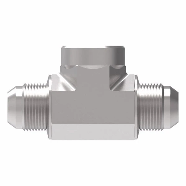 2031-4-4S Aeroquip By Danfoss | Internal Pipe Branch/37° JIC Flare Swivel Tee Adapter | -04 Female NPTF X -04 Male 37° JIC Flare X -04 Male 37° JIC Flare | Steel 2 2031-4-4S Aeroquip By Danfoss | Internal Pipe Branch/37° JIC Flare Swivel Tee Adapter | -04 Female NPTF X -04 Male 37° JIC Flare X -04 Male 37° JIC Flare | Steel - Image 2