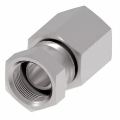 2046-4-6S Aeroquip By Danfoss | Internal Pipe Swivel (NPSM)/External Pipe Straight Adapter | -04 Female NPSM X -06 Female NPTF | Steel