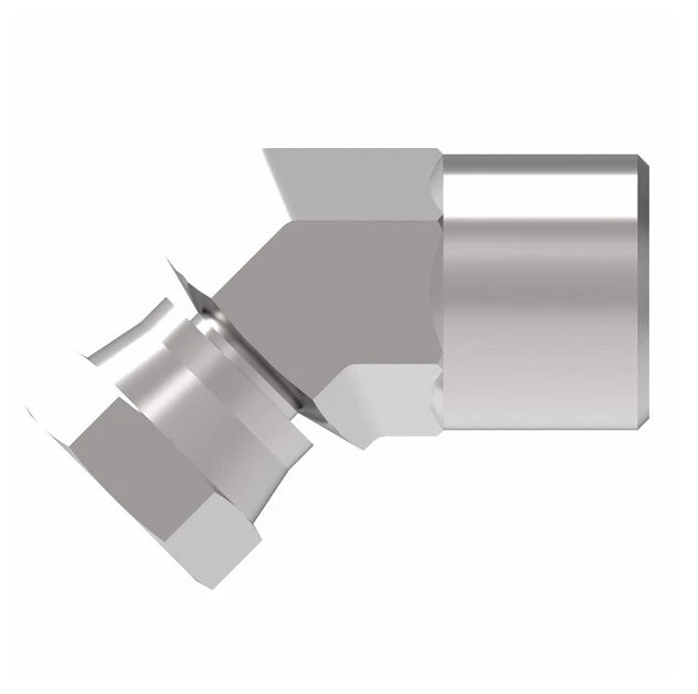 2050-12-12S Aeroquip By Danfoss | Internal Pipe Swivel (NPSM)/Internal Pipe 45° Elbow Adapter | -12 Female NPSM X -12 Female NPTF | Steel 2 2050-12-12S Aeroquip By Danfoss | Internal Pipe Swivel (NPSM)/Internal Pipe 45° Elbow Adapter | -12 Female NPSM X -12 Female NPTF | Steel - Image 2