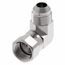 2071-4-4S Aeroquip By Danfoss | 37° JIC Flare Swivel/37° JIC Flare 90° Elbow Adapter | -04 Female 37° JIC Flare Swivel X -04 Male 37° JIC Flare | Steel