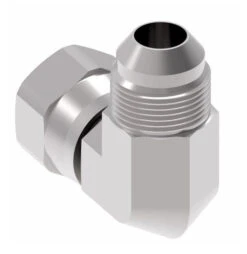 2071-4-4S Aeroquip By Danfoss | 37° JIC Flare Swivel/37° JIC Flare 90° Elbow Adapter | -04 Female 37° JIC Flare Swivel X -04 Male 37° JIC Flare | Steel -Hose Ware House Danfoss Aeroquip 2071 Adapter 3
