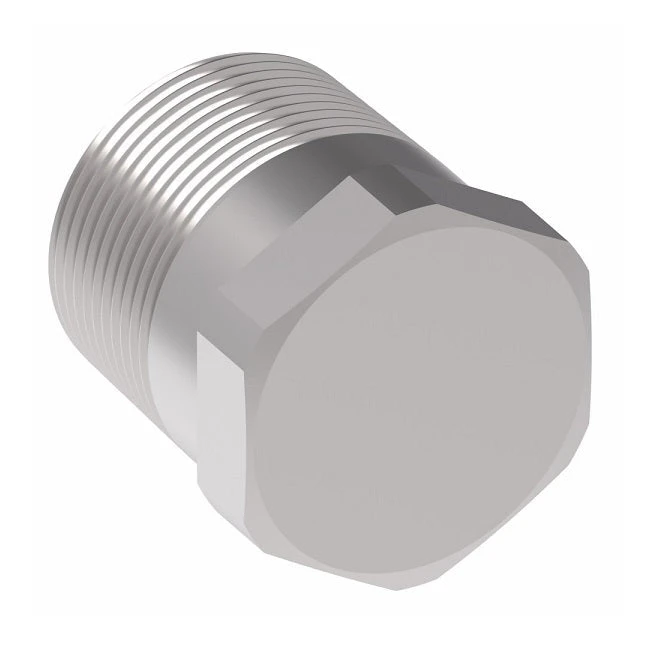 259-2082-2 Aeroquip By Danfoss | External Pipe Plug Adapter | -02 Male NPTF | Stainless Steel 3 259-2082-2 Aeroquip By Danfoss | External Pipe Plug Adapter | -02 Male NPTF | Stainless Steel - Image 3