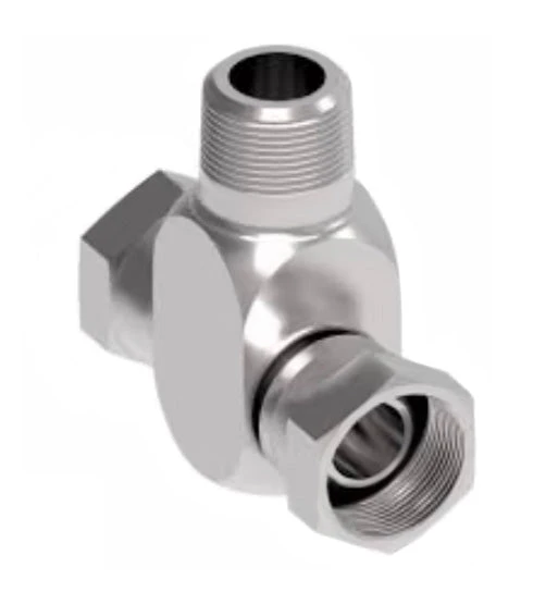 2254-2-2S Aeroquip By Danfoss | Internal Pipe Swivel (NPSM)/External Pipe Branch Tee Adapter | -02 Female NPSM X -02 Female NPSM X -02 Male NPTF | Steel 3 2254-2-2S Aeroquip By Danfoss | Internal Pipe Swivel (NPSM)/External Pipe Branch Tee Adapter | -02 Female NPSM X -02 Female NPSM X -02 Male NPTF | Steel - Image 3