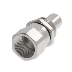 473A-6S Aeroquip By Danfoss | Reusable PTFE Hose Fitting | Nipple Assembly | -06 Female 37° JIC Flare Swivel X -06 Reusable Hose End | Carbon Steel