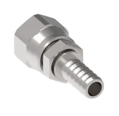 FJ6574-0404S Aeroquip By Danfoss | Crimp Nipple Fitting | -04 Female SAE 45° X -04 Hose Barb | Carbon Steel -Hose Ware House Danfoss Aeroquip FJ6574 Fitting 3 4442f67a 0165 447d 9a90 dbf03c6ef5aa