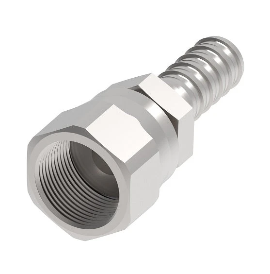 FJ6737-1616S Aeroquip By Danfoss | PTFE Hose Crimp Fitting Nipple | -16 Female O-Ring Face Seal X -16 Hose Barb | Carbon Steel 1 FJ6737-1616S Aeroquip By Danfoss | PTFE Hose Crimp Fitting Nipple | -16 Female O-Ring Face Seal X -16 Hose Barb | Carbon Steel
