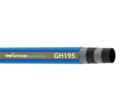 GH195-12 Aeroquip By Danfoss | HI-IMPULSE MatchMate® Blue Premium High Temperature Double Wire Braid Hydraulic Hose | SAE 100R2 | 0.75" ID