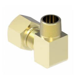 1469X6 By Danfoss | Air Brake Adapter For Nylon Tubing | Male Connector 90° Elbow | 3/8" Tube OD X 1/4" Male Pipe | Brass -Hose Ware House Danfoss Brass 1469X Adapter 3 ff57d535 c6a9 4b12 919c 3ca4cfb379b2