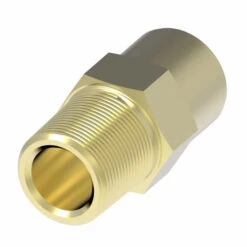 1868X4X4 By Danfoss | Quick Connect Air Brake Adapter | Male Connector | 1/4" Tube OD X 1/4" Male NPTF | Brass -Hose Ware House Danfoss Brass 1868X Adapter 3 af05311f 65e2 40c2 9d76 8a02c3d044ca