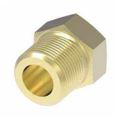 3152X4Z By Danfoss | Pipe Adapter | Hex Head Plug (with Sealant) | 1/4" Male NPTF (Short Thread) | Brass