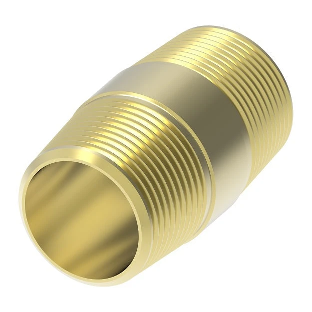 3326X8 By Danfoss | Pipe Adapter | Close Nipple | 1/2" Male NPTF X 1/2" Male NPTF | Brass 1 3326X8 By Danfoss | Pipe Adapter | Close Nipple | 1/2" Male NPTF X 1/2" Male NPTF | Brass