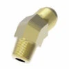 54X4 By Danfoss | Male Pipe/ SAE 45° Flare 45° Elbow Adapter | 1/8" Male NPTF X 1/4" Male SAE 45° Flare | Brass
