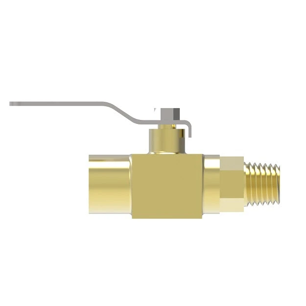 FF90588-20 By Danfoss | Ball Valve | Forged Body | 1-1/4" Male NPTF X 1-1/4" Female NPTF | Brass 2 FF90588-20 By Danfoss | Ball Valve | Forged Body | 1-1/4" Male NPTF X 1-1/4" Female NPTF | Brass - Image 2