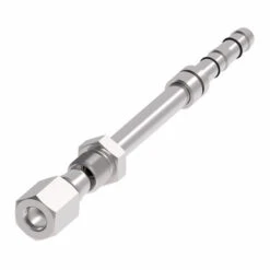 EJ3809-03-0608S E-Z Clip System By Danfoss | Compression Fitting | A/C Refrigeration Fitting | -06 Compression X -08 Hose Barb | Steel