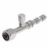 FJ3162-1016S E-Z Clip System By Danfoss | Female O-Ring (Long Pilot) With Switch Port (7/16-20 Thd) | A/C Refrigeration Fitting | -10 Female O-Ring Long Pilot X -16 Hose Barb | Steel