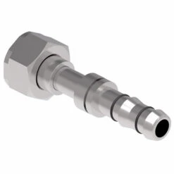 FJ3274-1010S E-Z Clip System By Danfoss | Female Rotalok | A/C Refrigeration Fitting | -10 Female Rotalok X -10 Hose Barb | Steel -Hose Ware House Danfoss EZ Clip FJ3274 Fitting 3