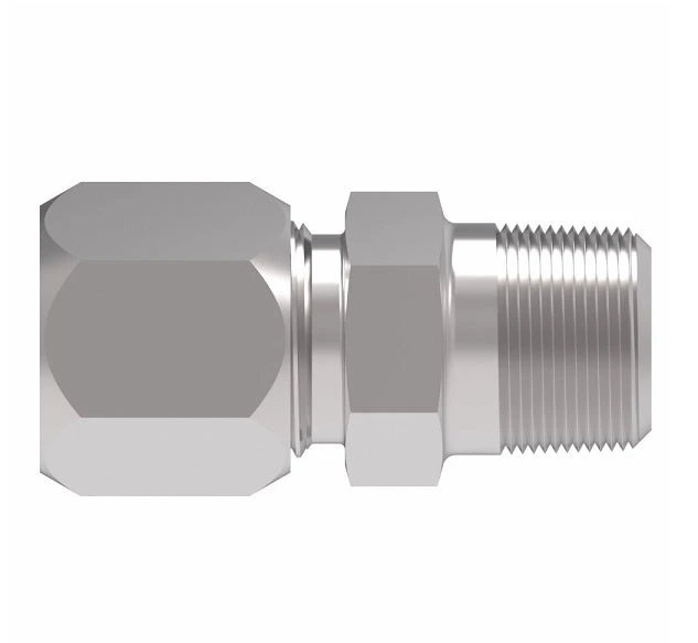 7205X4X6 Ermeto By Danfoss | 7000 Series | Male Connector | 1/4" Male NPTF X 3/8" Tube OD | Steel 2 7205X4X6 Ermeto By Danfoss | 7000 Series | Male Connector | 1/4" Male NPTF X 3/8" Tube OD | Steel - Image 2
