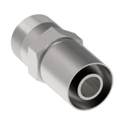 32-132-C By Danfoss | Conv-O-Crimp | Male Pipe Convoluted Hose Fitting | -32 Male Pipe X -32 Hose Barb | Carbon Steel -Hose Ware House Danfoss Everflex Conv O Crimp Male Pipe Convoluted Hose Fitting 3 f5de21e6 6a4a 4257 8e82 54b49dfbab65