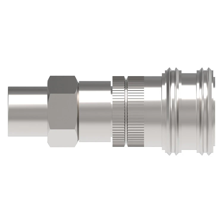 2HIG16 Hansen® By Danfoss | Quick Disconnect Coupling | 2HKIG Series | 1/4" Female NPTF X 1/4" Body Size | Socket | NBR Seal | Stainless Steel 2 2HIG16 Hansen® By Danfoss | Quick Disconnect Coupling | 2HKIG Series | 1/4" Female NPTF X 1/4" Body Size | Socket | NBR Seal | Stainless Steel - Image 2