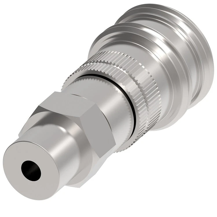 2HIG16 Hansen® By Danfoss | Quick Disconnect Coupling | 2HKIG Series | 1/4" Female NPTF X 1/4" Body Size | Socket | NBR Seal | Stainless Steel 3 2HIG16 Hansen® By Danfoss | Quick Disconnect Coupling | 2HKIG Series | 1/4" Female NPTF X 1/4" Body Size | Socket | NBR Seal | Stainless Steel - Image 3