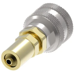 3SB7 Hansen® By Danfoss | Quick Disconnect Coupling | 3000 Series | Hose Crimp End | 5/8" Hose OD | 1/4" Hose ID X 1/4" Body Size | Socket | NBR Seal | Brass -Hose Ware House Danfoss Hansen 3000 Series Pneumatic Quick Disconnect Brass Hose Crimp Socket 3 87300d4f b656 40b1 a11a be5494100114