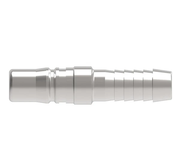 3L17 Hansen® By Danfoss | Pneumatic Quick Disconnect Coupling | 3RL Series | Hose Barb End | 1/4" Hose ID X 3/8" Body Size | Plug | Steel - Image 2