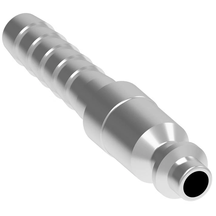 70A Hansen® By Danfoss | Pneumatic Quick Disconnect Coupling | 6000 Series | Hose Barb End | 1/2" Hose ID X 3/4" Body Size | Plug | Steel 1 70A Hansen® By Danfoss | Pneumatic Quick Disconnect Coupling | 6000 Series | Hose Barb End | 1/2" Hose ID X 3/4" Body Size | Plug | Steel