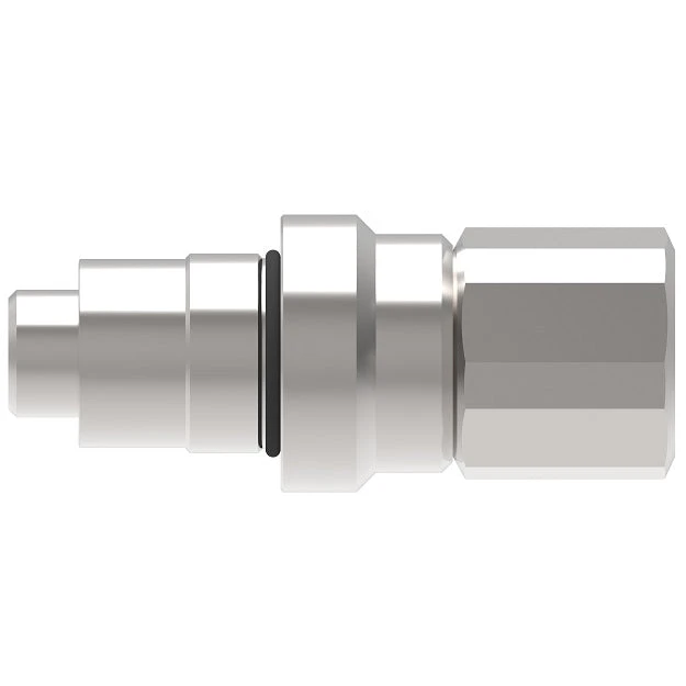 FD96-1005-12-08 Hansen® By Danfoss | Quick Disconnect Coupling | FD96 Series | 3/4" Female SAE O-Ring Boss X 1/2" High Pressure Thread To Connect Flush Face | Plug | NBR Seal | Steel 2 FD96-1005-12-08 Hansen® By Danfoss | Quick Disconnect Coupling | FD96 Series | 3/4" Female SAE O-Ring Boss X 1/2" High Pressure Thread To Connect Flush Face | Plug | NBR Seal | Steel - Image 2