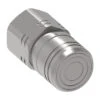 19FFS100BS Hansen® By Danfoss | Quick Disconnect Coupling | FF Series | 1" Female BSPP X 3/4" ISO 16028 Flat Face | Socket | NBR+AU Seal | Steel