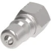 ML6KP31BS Hansen® By Danfoss | Quick Disconnect Coupling | HK1-8 Series | 3/4" Female BSPP X 3/4" ISO 7241-1 B | Plug | NBR Seal | 316 Stainless Steel
