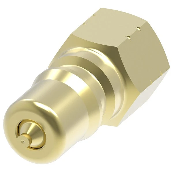 B8KP36BS Hansen® By Danfoss | Quick Disconnect Coupling | HK1-8 Series | 1" Female BSPP X 1" ISO 7241-1 B | Plug | NBR Seal | Brass 1 B8KP36BS Hansen® By Danfoss | Quick Disconnect Coupling | HK1-8 Series | 1" Female BSPP X 1" ISO 7241-1 B | Plug | NBR Seal | Brass