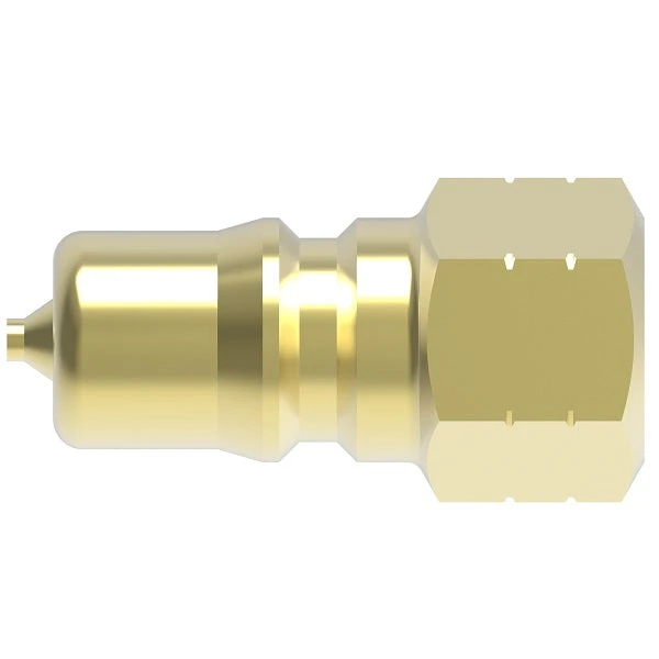 B4KP26 Hansen® By Danfoss | Quick Disconnect Coupling | HK1-8 Series | 1/2" Female NPTF X 1/2" ISO 7241-1 B | Plug | NBR Seal | Brass 2 B4KP26 Hansen® By Danfoss | Quick Disconnect Coupling | HK1-8 Series | 1/2" Female NPTF X 1/2" ISO 7241-1 B | Plug | NBR Seal | Brass - Image 2