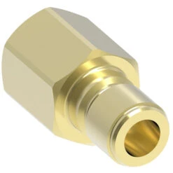 B20K61 Hansen® By Danfoss | Quick Disconnect Coupling | HK10/12/20 Series | 3" Female NPTF X 2-1/2" ISO 7241-1 B | Plug | NBR Seal | Brass
