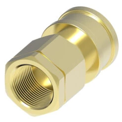 B20H56 Hansen® By Danfoss | Quick Disconnect Coupling | HK10/12/20 Series | 2-1/2" Female NPTF X 2-1/2" ISO 7241-1 B | Socket | NBR Seal | Brass -Hose Ware House Danfoss Hansen HK10 12 20 Series Quick Disconnect Socket Brass 3 364c6e08 523f 4987 9bf9 023a5fcf5067
