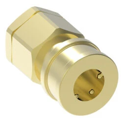 B20H56 Hansen® By Danfoss | Quick Disconnect Coupling | HK10/12/20 Series | 2-1/2" Female NPTF X 2-1/2" ISO 7241-1 B | Socket | NBR Seal | Brass