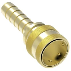 8S37 Hansen® By Danfoss | Quick Disconnect Coupling | ST Series | 1" Hose ID X 1" Body Size | Socket | NBR Seal | Brass