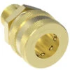 3S20BS Hansen® By Danfoss | Quick Disconnect Coupling | ST Series | 3/8" Male BSPP X 3/8" Body Size | Socket | NBR Seal | Brass
