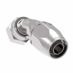 2RA12FRA12 Weatherhead By Danfoss | Female ORS Swivel 45° Elbow Field Attachable Fitting For 2 Wire Braided Hose | 2R Series | Complete Fitting | -12 Female O-Ring Face Seal Swivel X -12 Reusable Hose End | Steel -Hose Ware House Danfoss Weatherhead 2RA FRA Adapter 3 fcac81b5 0467 482b a9e7 f5bf42095956