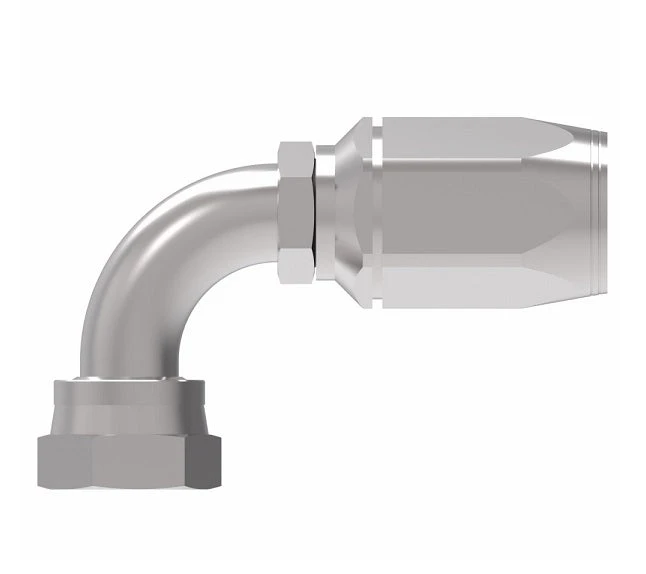 2RA16FRB16 Weatherhead By Danfoss | Female ORS Swivel 90° Elbow Field Attachable Fitting For 2 Wire Braided Hose | 2R Series | Complete Fitting | -16 Female O-Ring Face Seal Swivel X -16 Reusable Hose End | Steel 2 2RA16FRB16 Weatherhead By Danfoss | Female ORS Swivel 90° Elbow Field Attachable Fitting For 2 Wire Braided Hose | 2R Series | Complete Fitting | -16 Female O-Ring Face Seal Swivel X -16 Reusable Hose End | Steel - Image 2