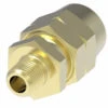 33808B-Y28 Weatherhead By Danfoss | Male Connector Field Attachable Fitting | 338 'B' Series DOT | -08 Male Pipe (PTF SAE Short) X -08 Reusable Hose End | Brass